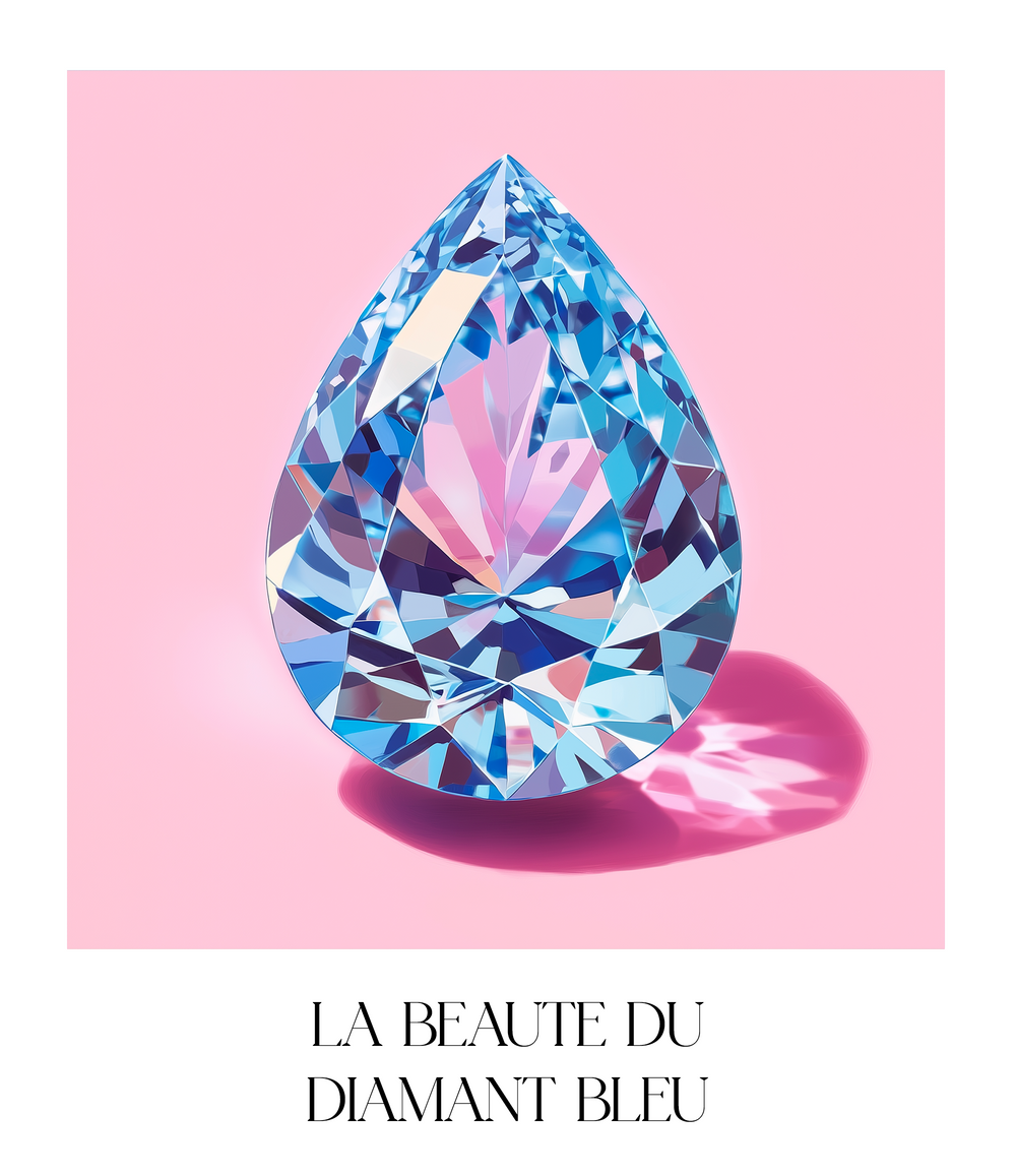 La beauté des diamants bleus