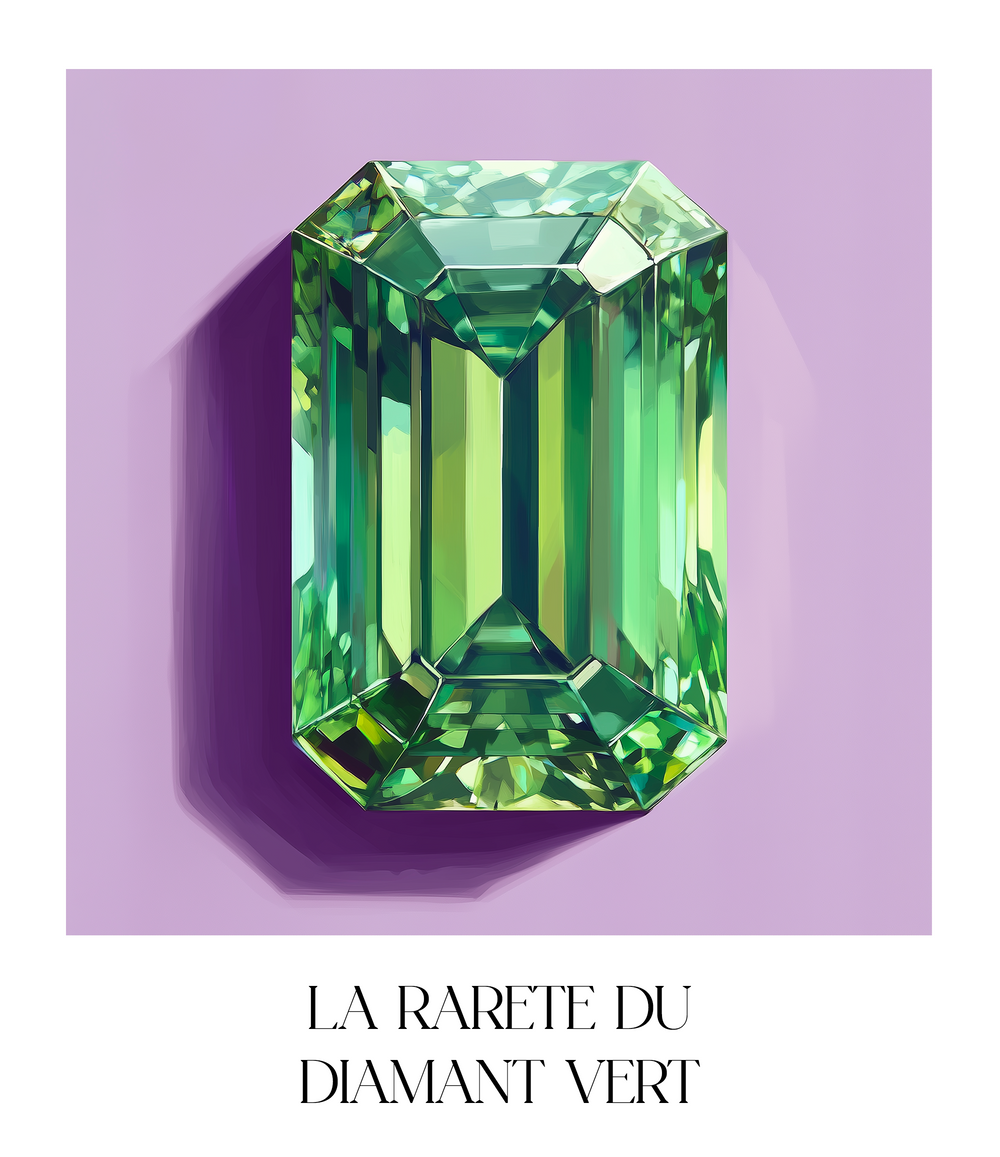 La rareté du diamant vert