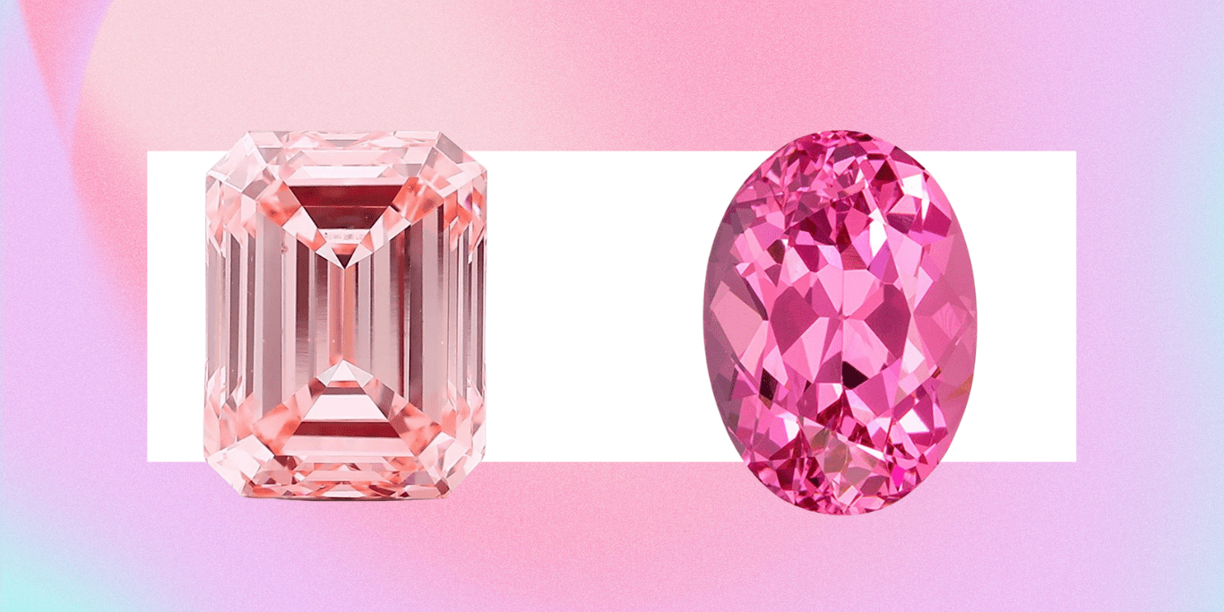 Diamant rose ou saphir rose : comparatif - Lauredi