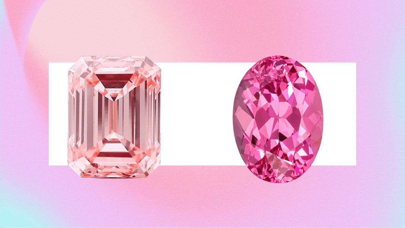Diamant rose ou saphir rose : comparatif - Lauredi