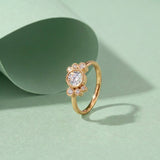 Bague Andrea diamant blanc - Lauredi