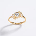 Bague Andrea diamant blanc - Lauredi