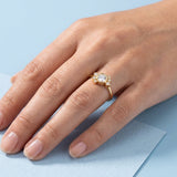 Bague Andrea diamant blanc - Lauredi