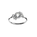 Bague Andrea diamant blanc - Lauredi