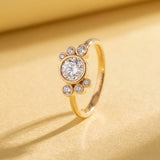 Bague Andrea diamant blanc - Lauredi
