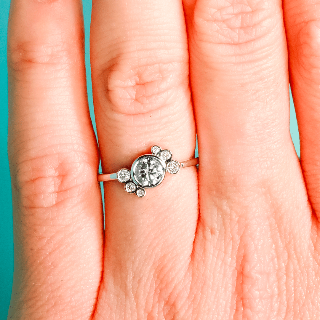 Bague Andrea diamant blanc - Lauredi