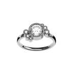 Bague Andrea diamant blanc - Lauredi