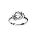 Bague Andrea diamant blanc - Lauredi