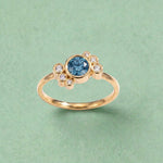 Bague Andrea diamant bleu - Lauredi