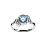 Bague Andrea diamant bleu - Lauredi