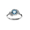 Bague Andrea diamant bleu - Lauredi