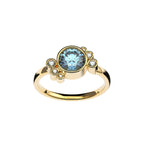 Bague Andrea diamant bleu - Lauredi