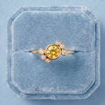 Bague Andrea diamant jaune - Lauredi