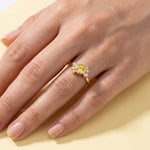 Bague Andrea diamant jaune - Lauredi