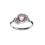 Bague Andrea en or recyclé 18 carats, diamant de laboratoire rose – Lauredi