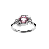 Bague Andrea diamant rose - Lauredi
