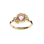 Bague Andrea diamant rose - Lauredi