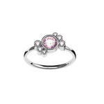 Bague Andrea diamant rose - Lauredi