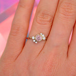 Bague Andrea diamant rose - Lauredi