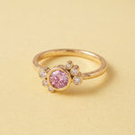 Bague Andrea diamant rose - Lauredi