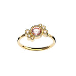 Bague Andrea diamant rose - Lauredi