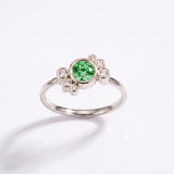 Bague Andrea diamant vert - Lauredi