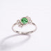 Bague Andrea diamant vert - Lauredi
