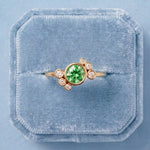 Bague Andrea diamant vert - Lauredi