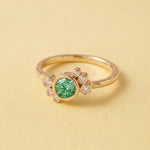 Bague Andrea diamant vert - Lauredi