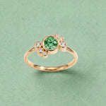 Bague Andrea diamant vert - Lauredi