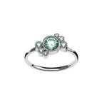 Bague Andrea diamant vert - Lauredi
