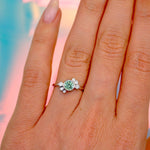 Bague Andrea diamant vert - Lauredi