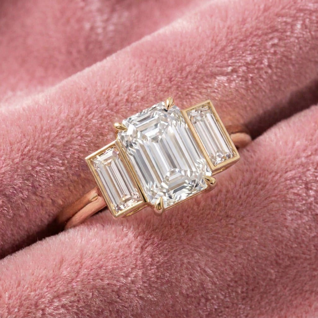 Bague Christine diamant blanc - Lauredi
