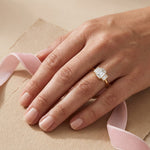 Bague Christine diamant blanc - Lauredi