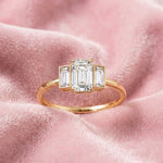 Bague Christine diamant blanc - Lauredi