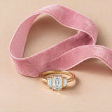 Bague Christine diamant blanc - Lauredi