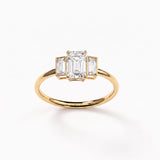 Bague Christine diamant blanc - Lauredi