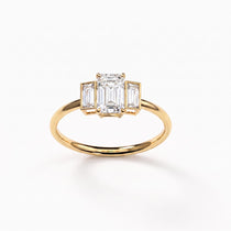 Bague Christine diamant blanc - Lauredi