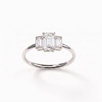 Bague Christine diamant blanc - Lauredi