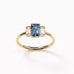 Bague Christine diamant bleu - Lauredi
