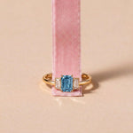 Bague Christine diamant bleu - Lauredi