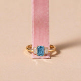 Bague Christine diamant bleu - Lauredi