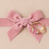 Bague Christine diamant rose - Lauredi