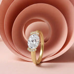 Bague Christine "pinkie ring" diamant blanc - Lauredi