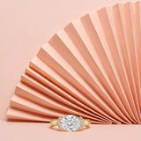 Bague Christine "pinkie ring" diamant blanc - Lauredi