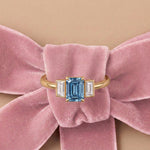 Bague Christine diamant bleu - Lauredi