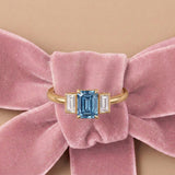 Bague Christine diamant bleu - Lauredi