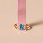 Bague Christine diamant bleu - Lauredi