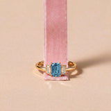 Bague Christine diamant bleu - Lauredi