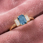 Bague Christine diamant bleu - Lauredi
